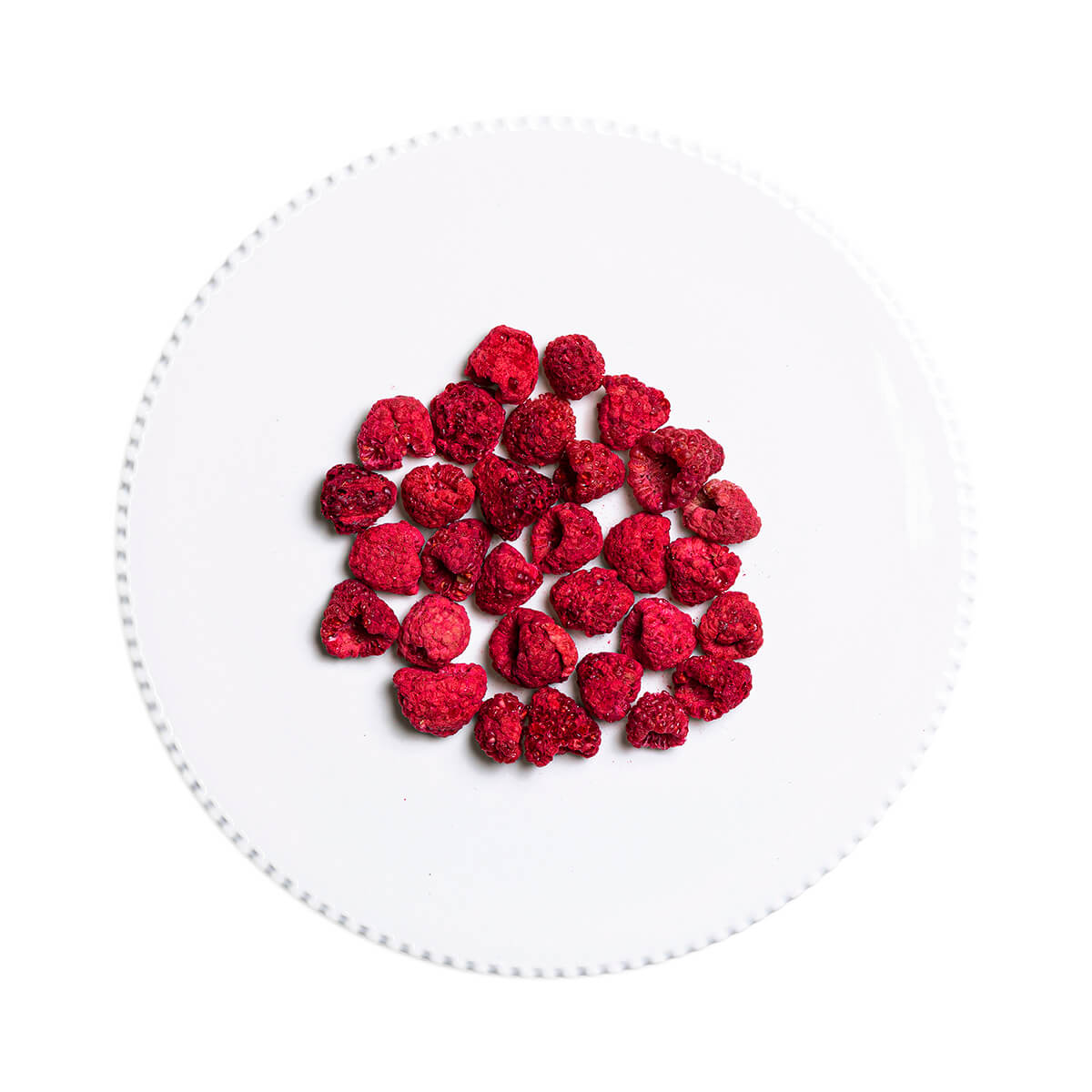 Freeze-dried raspberries